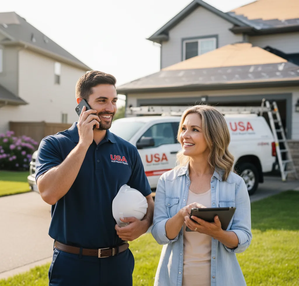 USA Roof Repair Experts customer support in West Union